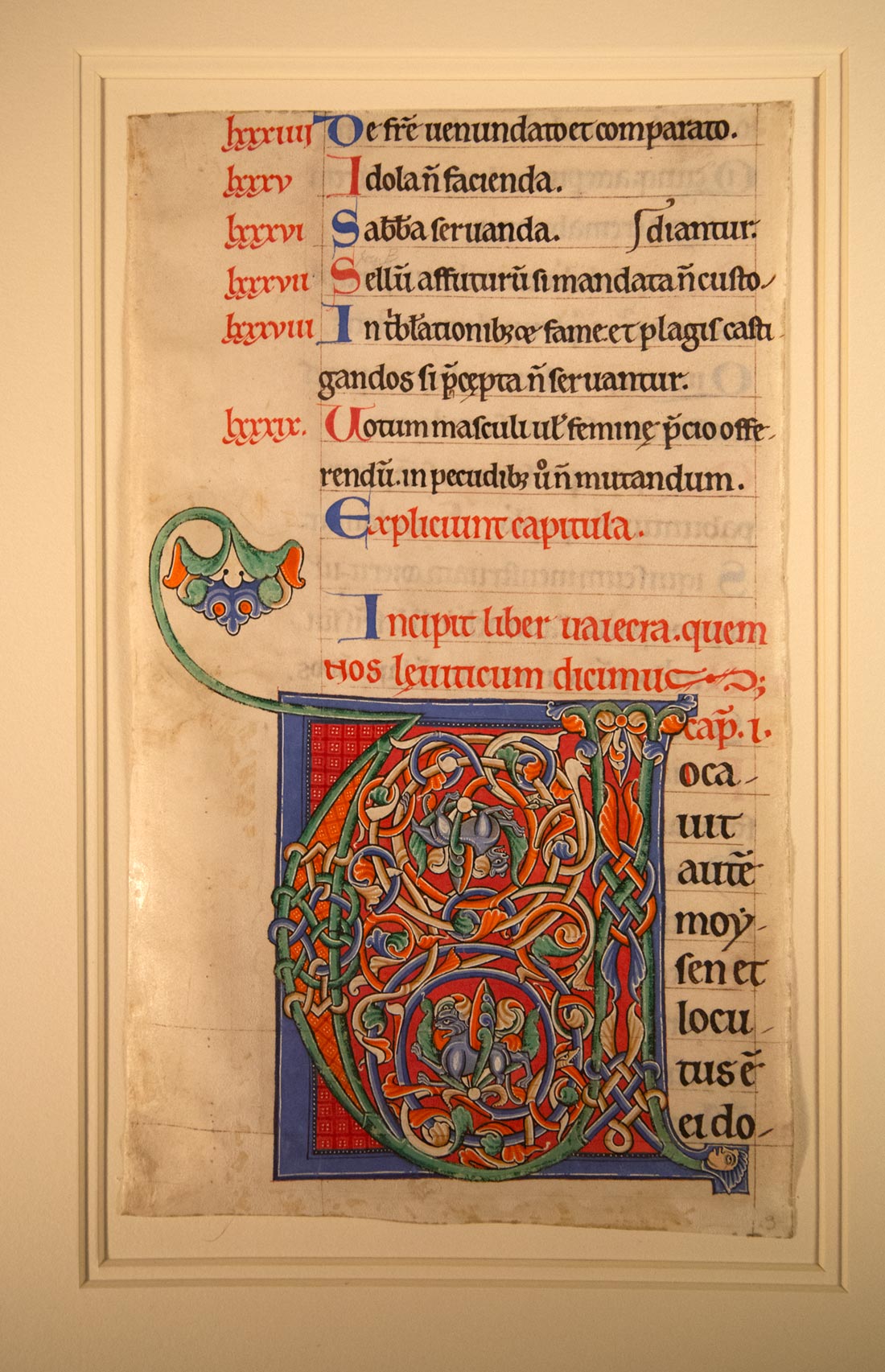 which of these manuscripts does not depict matthew